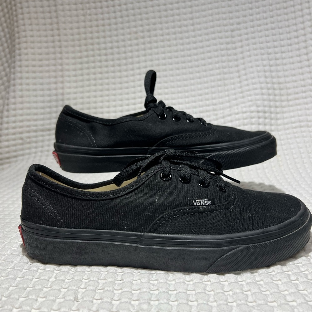 Vans Black Canvas Sneakers